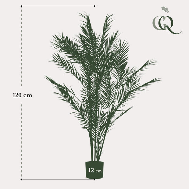 Kunstplant - Chamaedorea Elegans - Bergpalm - 120 cm
