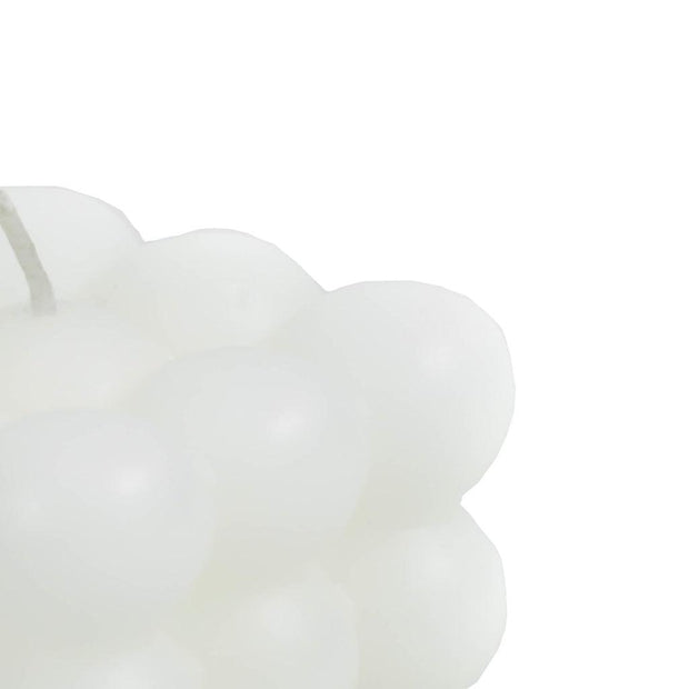 HV Bubble kaars - 140 gr - Wit - Florismoo Essentials & Mobility