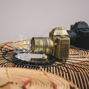 HV Camera Lamp - 15x12cm - Goud