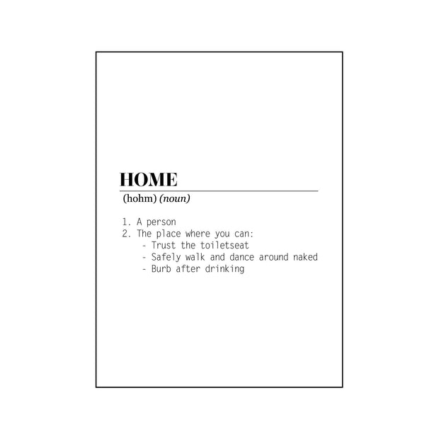 HV Home Woordenboekposter - A3 - Florismoo Essentials & Mobility
