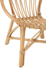Kinderstoel Ellen Rond Rotan Natuurlijk - Florismoo Essentials & Mobility