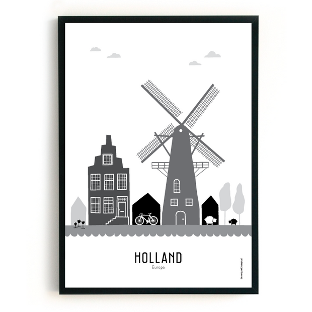 Poster Holland A4