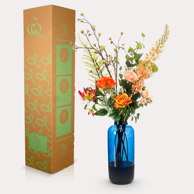 Kunstbloemen - Bouquet XL Happy Orange - 109 cm