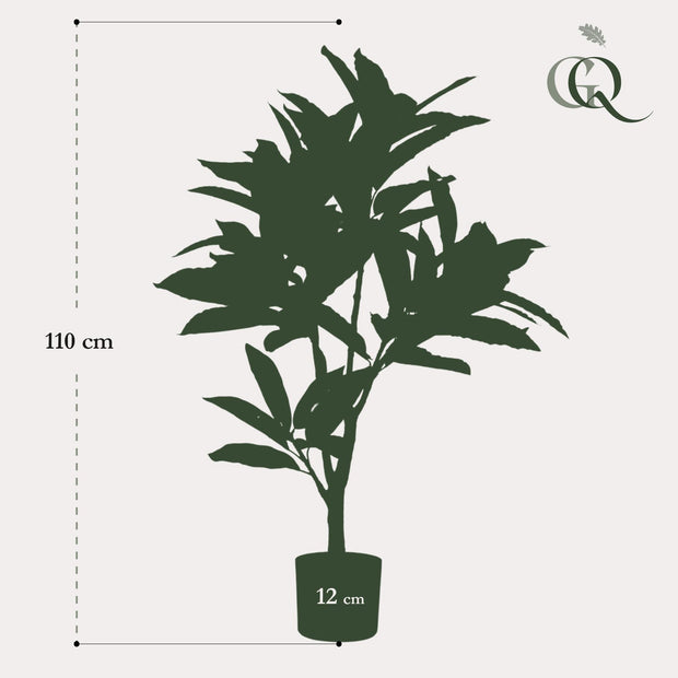 Kunstplant - Croton Codiaeum - Wonderstruik - 100 cm