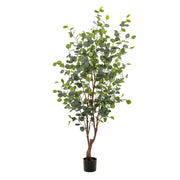 Kunstplant - Eucalyptus - Blauwe Gomboom - 140cm