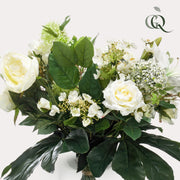 Kunstbloemen - Bouquet M - White Dream - 60 cm