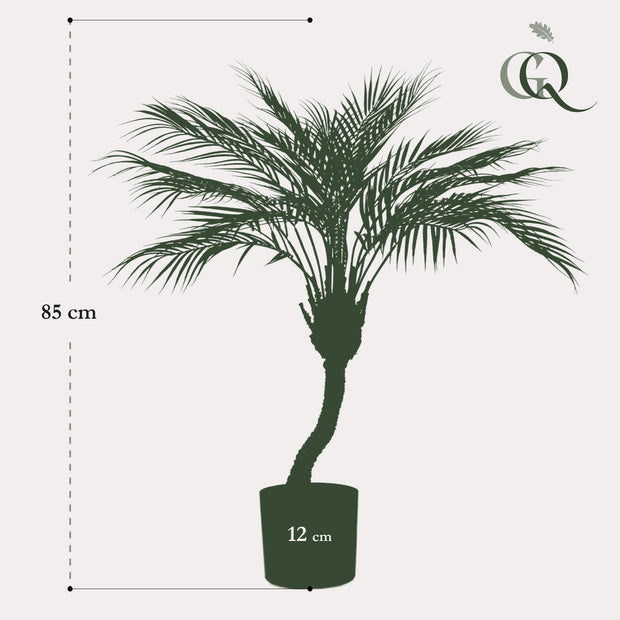 Kunstplant - Chamaedorea - Bergpalm - 85 cm
