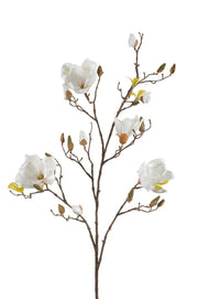 Kunstbloemen Solo - x 4 - 105cm - Magnolia Branches - Crème