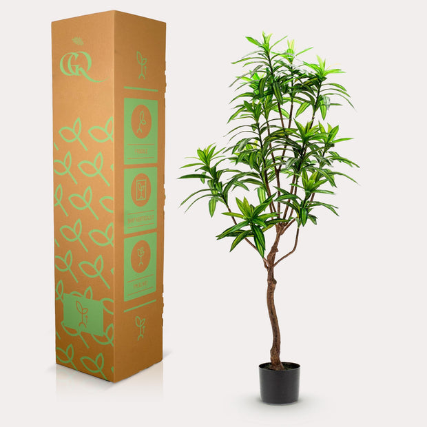 Kunstplant - Dracaena - Drakenboom - 130 cm