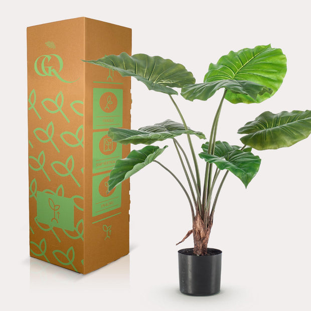 Kunstplant - Alocasia - Olifantsoor - 70 cm