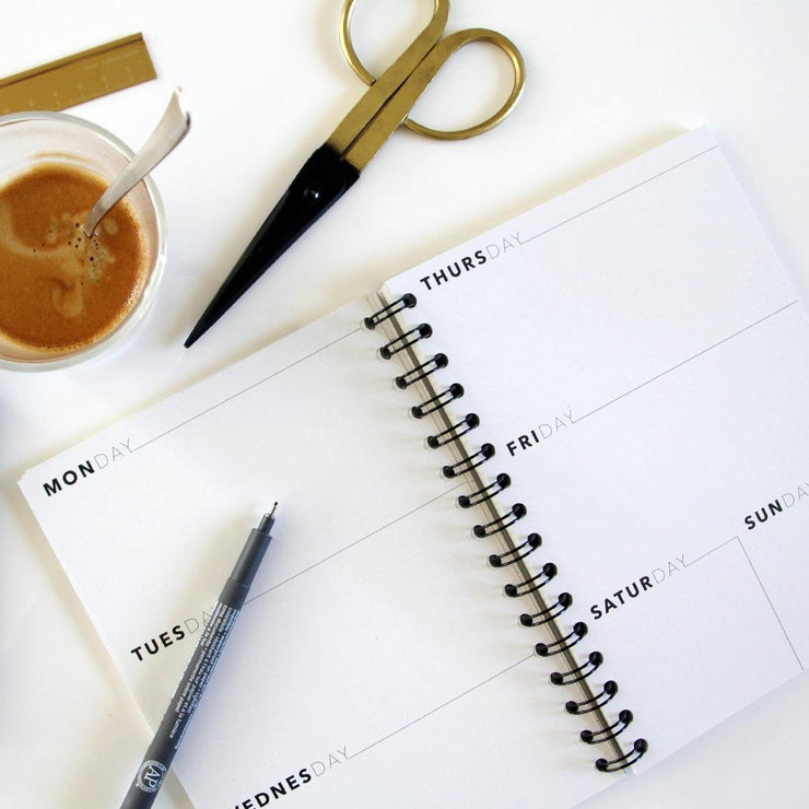 Vormgevoel plan your week A5 planner lifestyle